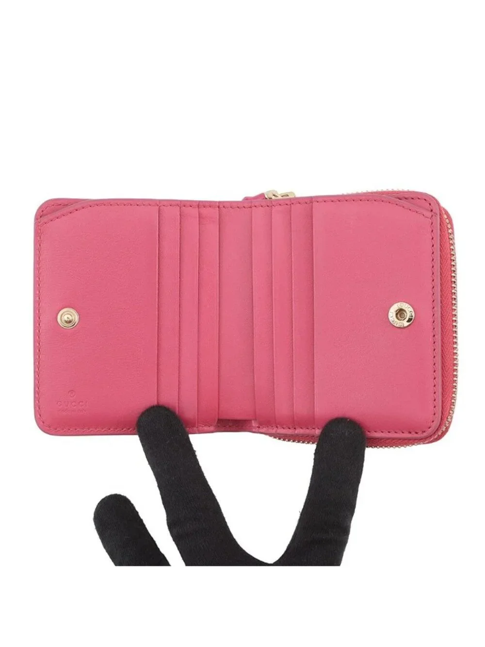 Gucci Bifold Wallet Bamboo Small Leather - Picture 4 of 10